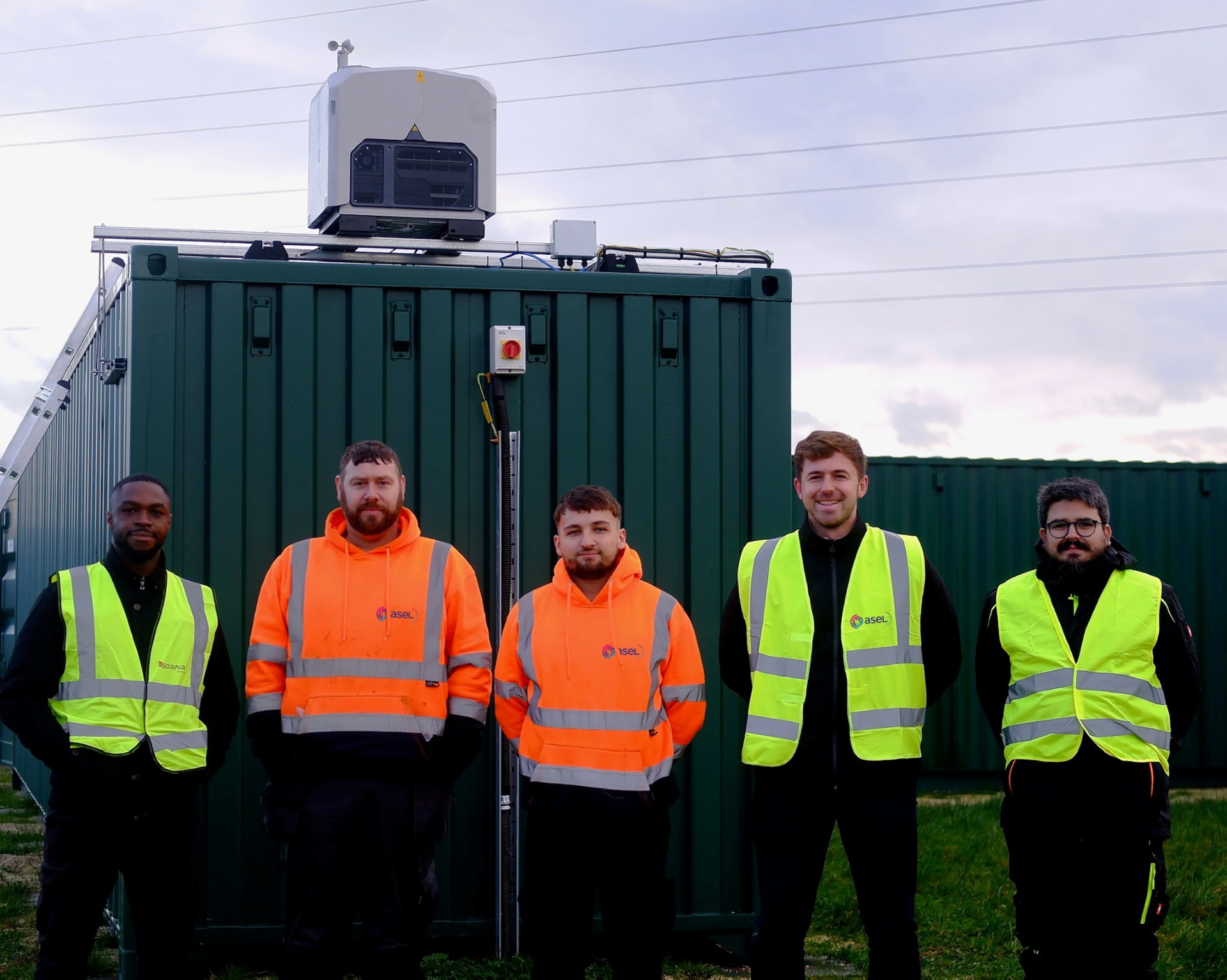 Sorair & ASEL install the Soranet Pilot™ at a GOLDBECK SOLAR Site Near Northamptonshire
